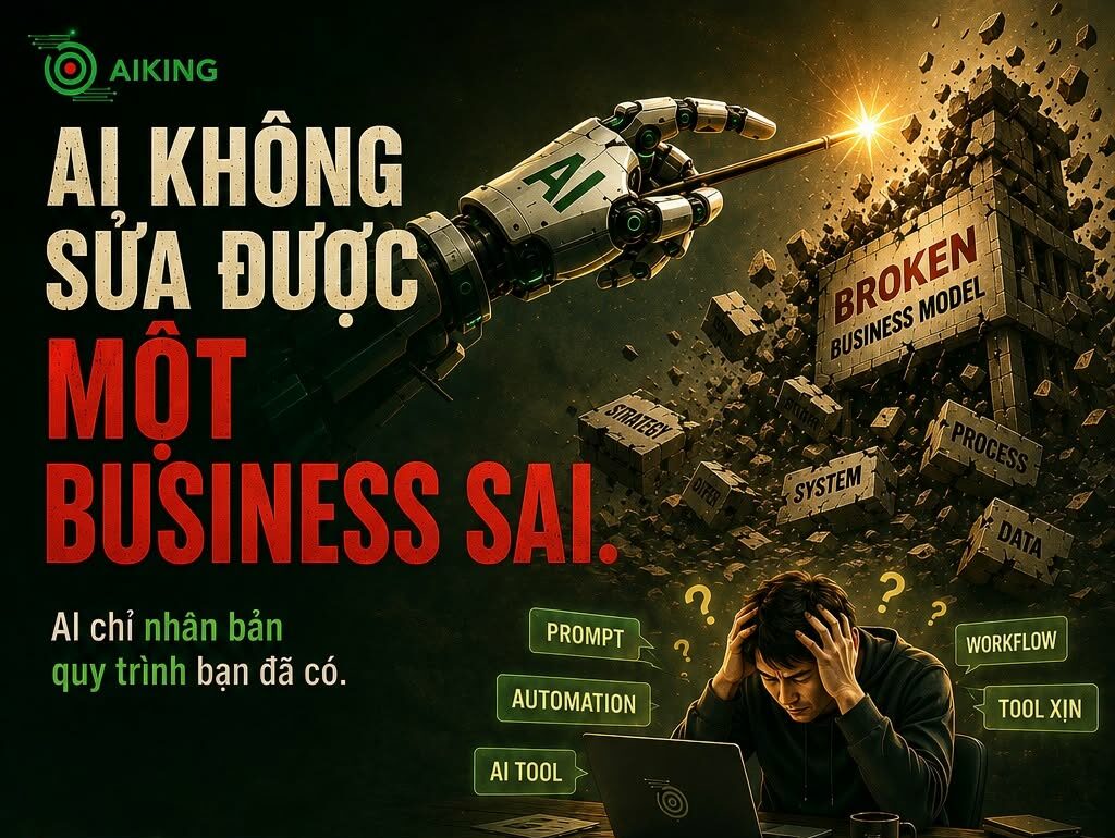 AI không cứu được một mô hình kinh doanh sai: OPC cần quy trình trước khi cần công cụ