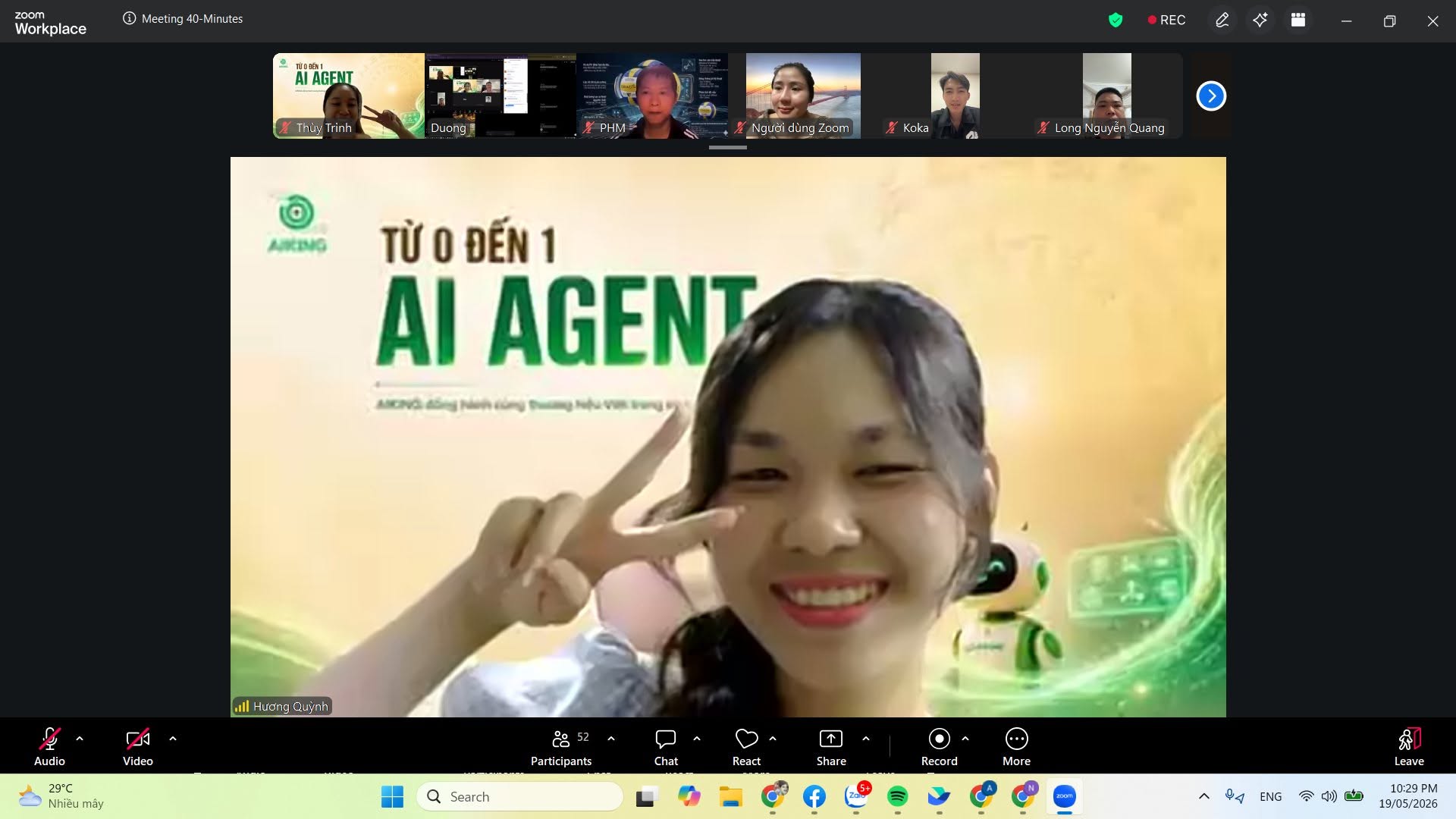 AIKING khép lại Workshop “Từ 0 đến 1”: Hành trình thực chiến AI Agent và Automation cho thương hiệu Việt