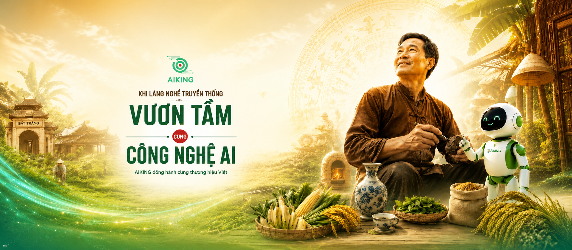 Làng nghề truyền thống vươn tầm cùng công nghệ AI: Cơ hội mới cho thương hiệu Việt