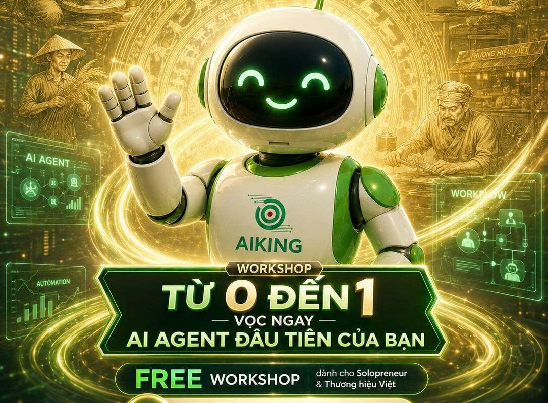 Đừng học AI chỉ để chạy theo công cụ: Solopreneur cần workflow thực chiến để tăng trưởng bền vững